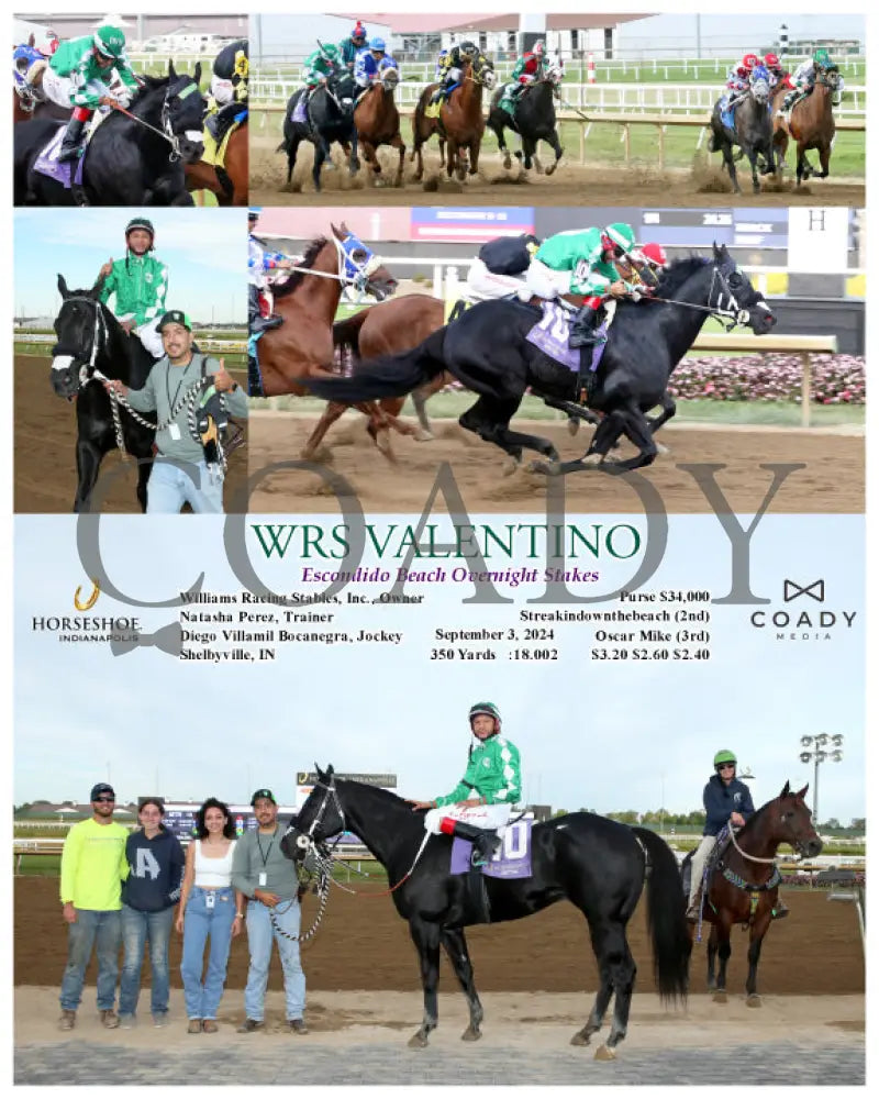 Wrs Valentino - Escondido Beach Overnight Stakes 09-03-24 R10 Ind Indiana Grand