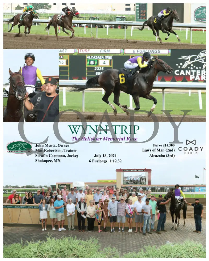 Wynn Trip - The Heliskier Memorial Race 07-13-24 R01 Cby Canterbury Park