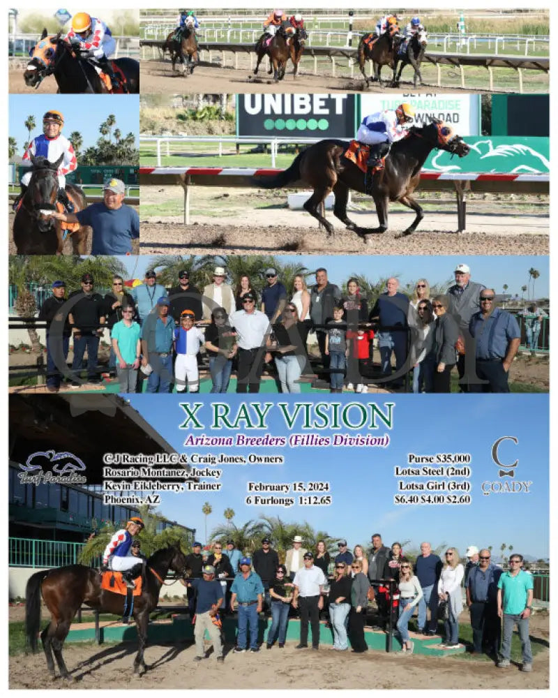 X Ray Vision - Arizona Breeders (Fillies Division) 02-15-24 R10 Tup Turf Paradise