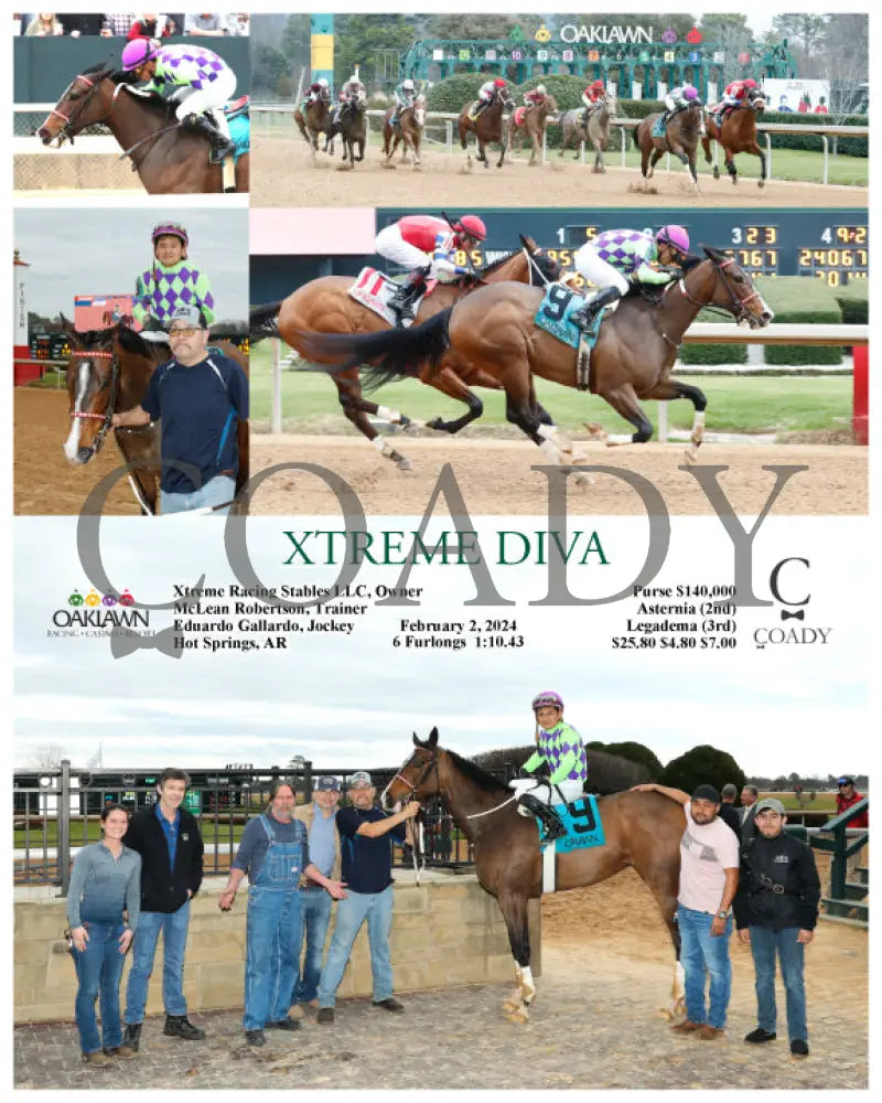 Xtreme Diva - 02-02-24 R08 Op Oaklawn Park