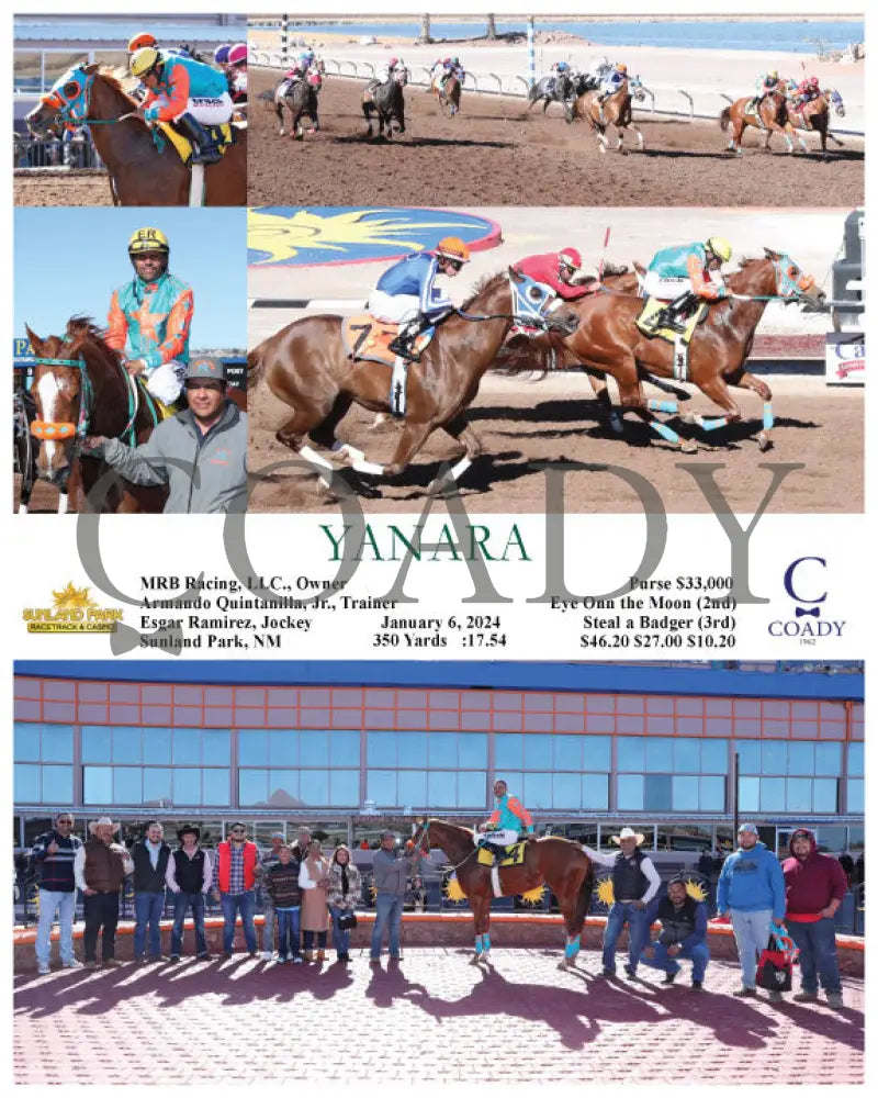 Yanara - 01-06-24 R03 Sun Sunland Park