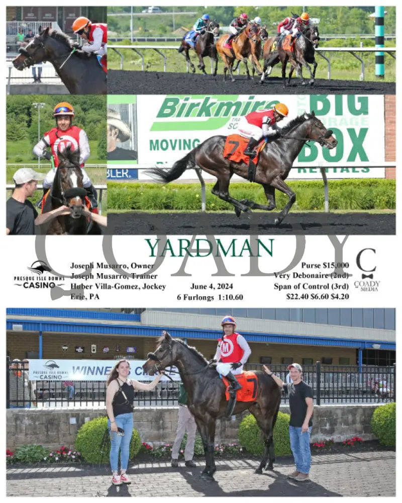 Yardman - 06-04-24 R04 Pid Presque Isle Downs