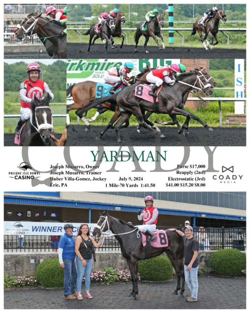 Yardman - 07-09-24 R06 Pid Presque Isle Downs