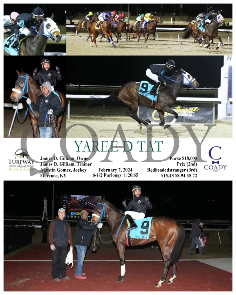 Yaree D Tat - 02-07-24 R09 Tp Turfway Park