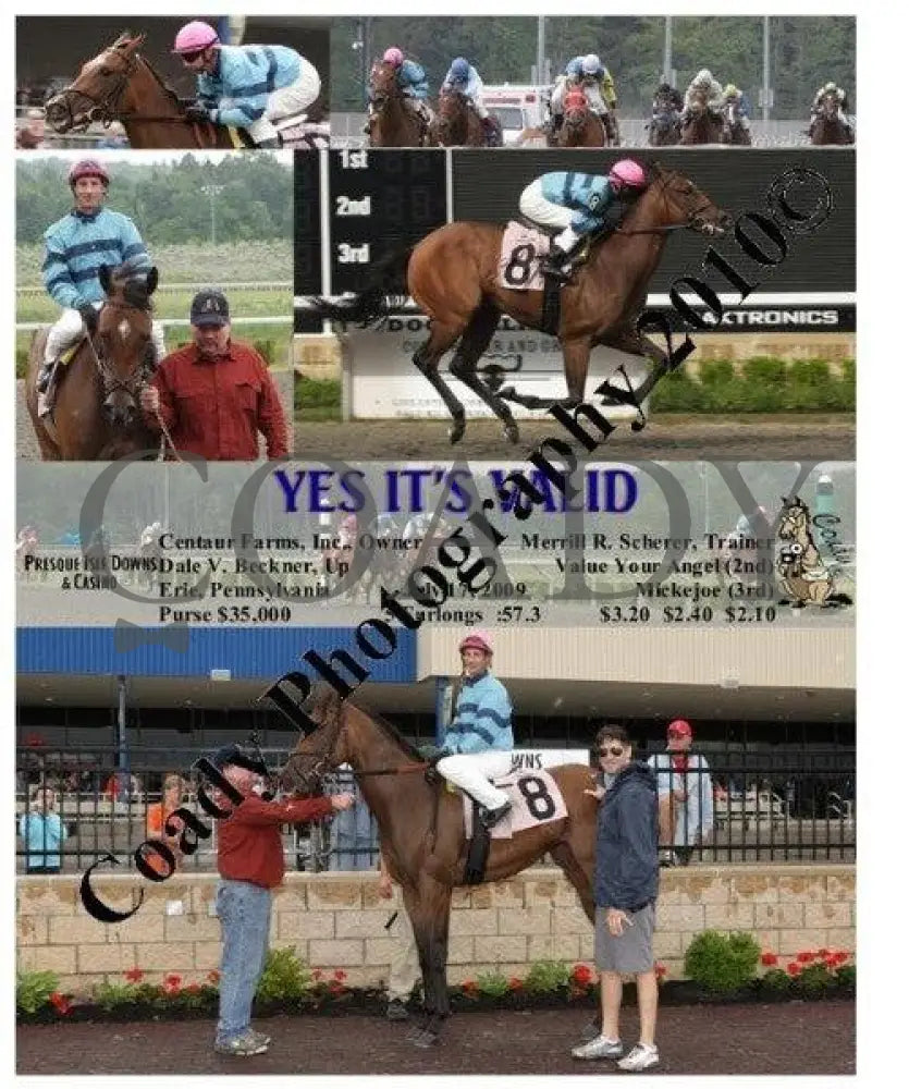 Yes It S Valid - 7 17 2009 Presque Isle Downs