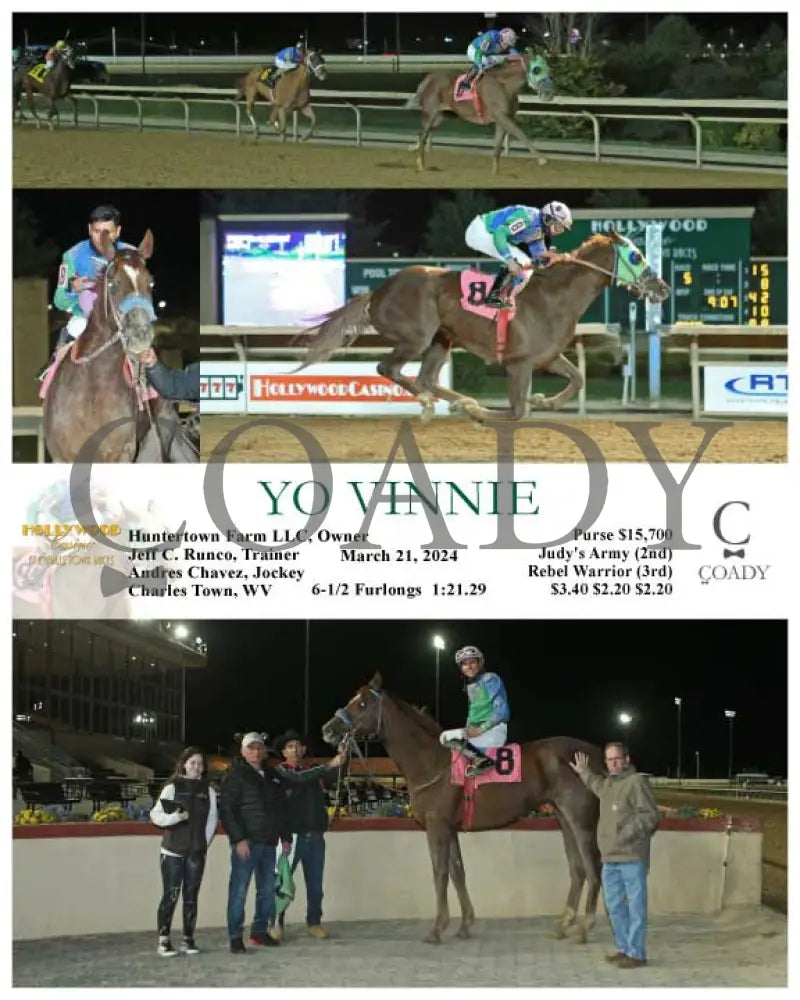 Yo Vinnie - 03 - 21 - 24 R05 Ct Hollywood Casino At Charles Town Races