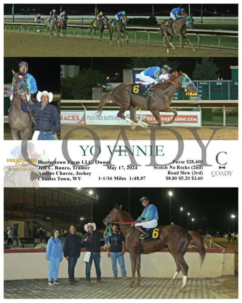 Yo Vinnie - 05-17-24 R07 Ct Hollywood Casino At Charles Town Races