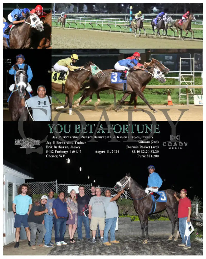 You Bet A Fortune - 08-11-24 R06 Mnr Mountaineer Park