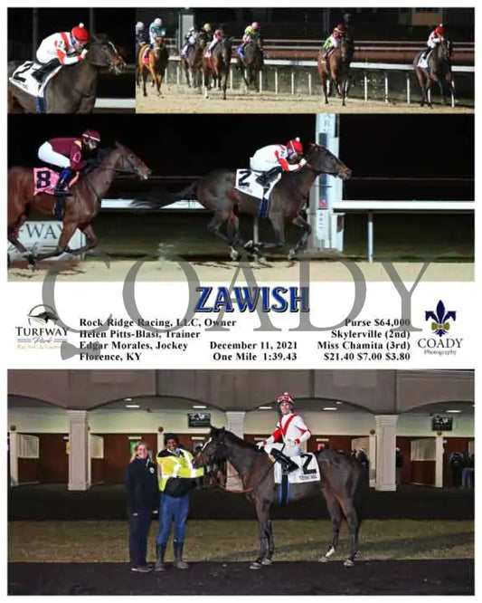 Zawish - 12-11-21 R07 Tp Turfway Park