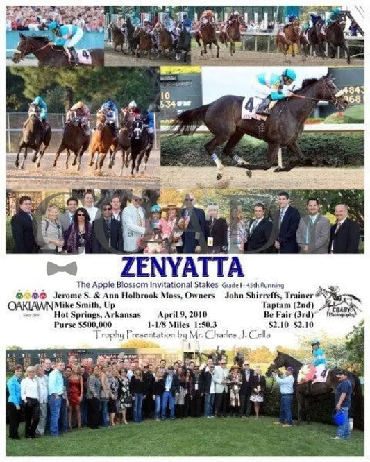 Zenyatta - 2010 Apple Blossom Composite Champion Horses