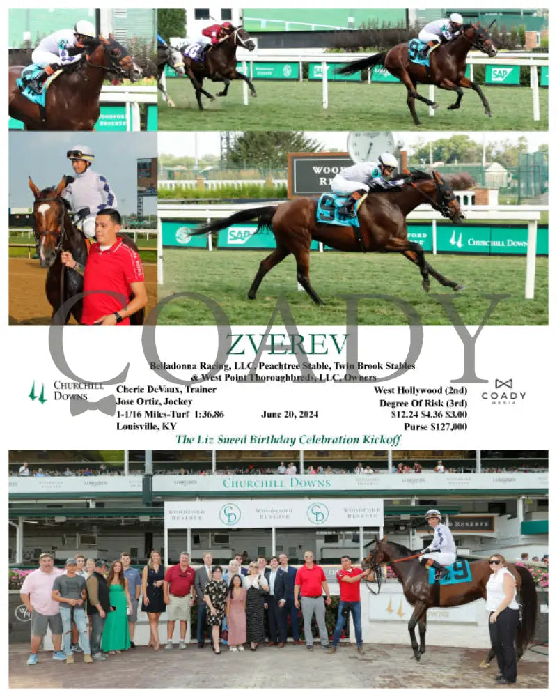 Zverev - 06-20-24 R04 Cd Churchill Downs