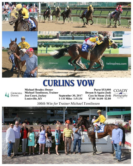 CURLINS VOW - 093017 - Race 06 - CD
