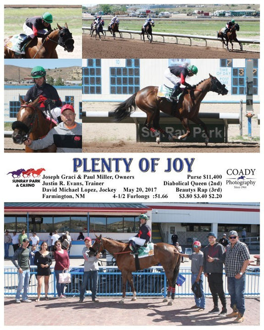PLENTY OF JOY - 052017 - Race 07 - SRP