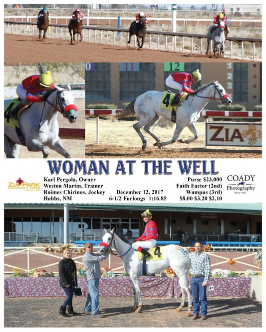 WOMAN AT THE WELL - 121217 - Race 03 - ZIA