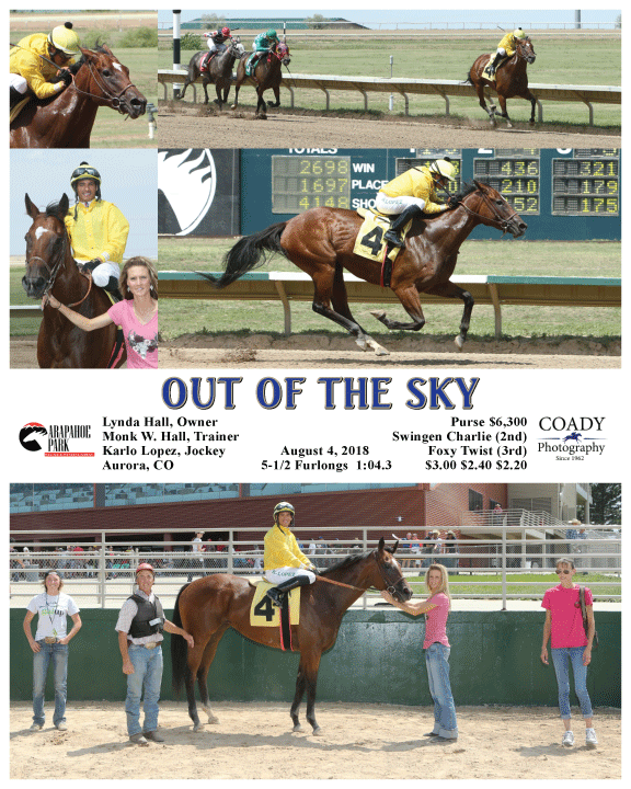 OUT OF THE SKY - 080418 - Race 03 - ARP