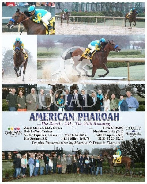 American Pharoah - 031415 - Race 10 - OP