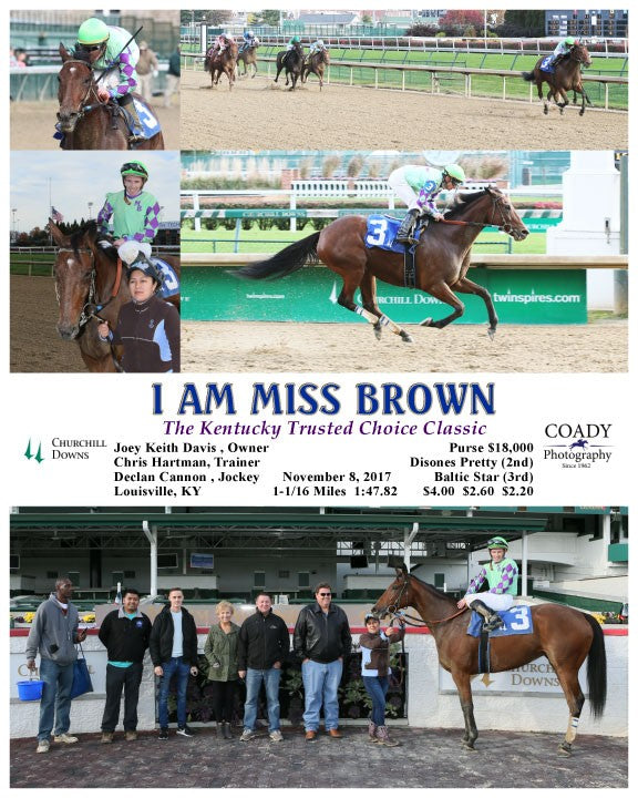 I AM MISS BROWN - 110817 - Race 04 - CD