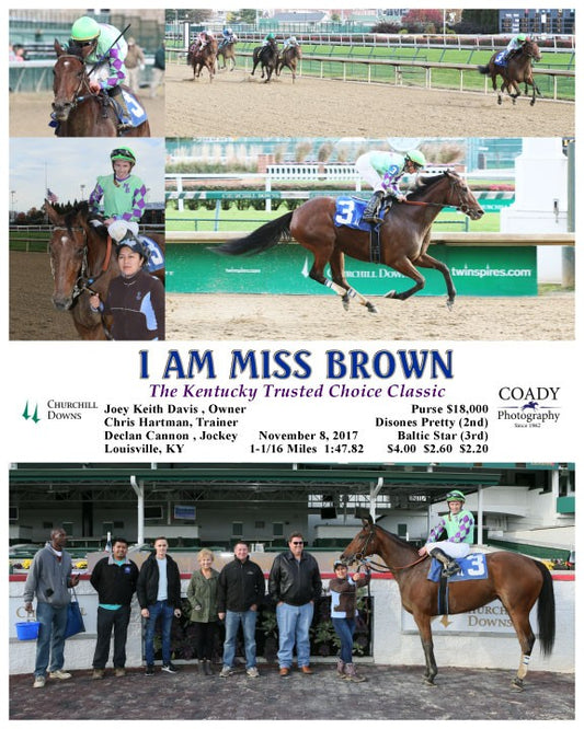 I AM MISS BROWN - 110817 - Race 04 - CD