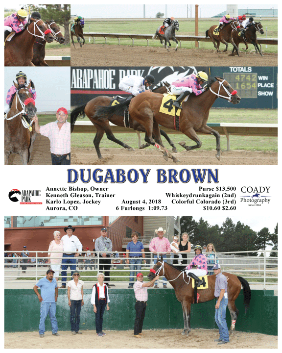 DUGABOY BROWN - 080418 - Race 06 - ARP