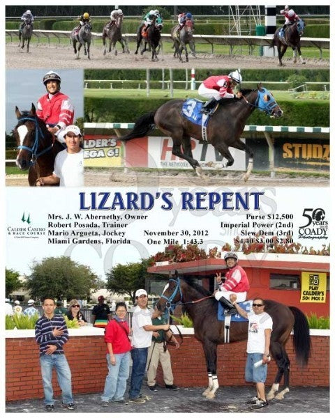 LIZARD'S REPENT - 113012 - Race 06 - CRC