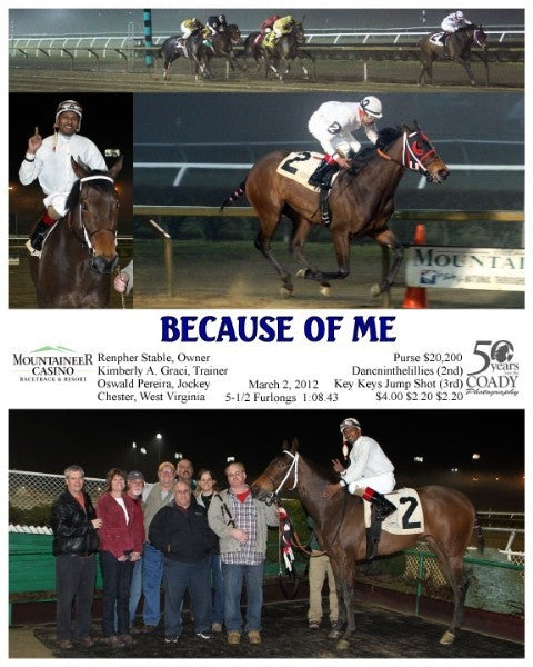BECAUSE OF ME - 030212 - Race 08