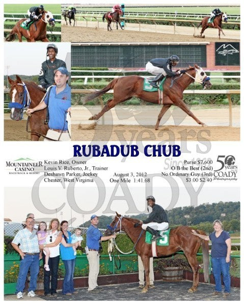 RUBADUB CHUB - 080312 - Race 03