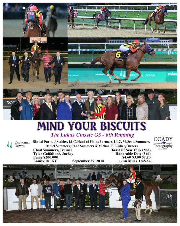 MIND YOUR BISCUITS - 092918 - Race 09 - CD