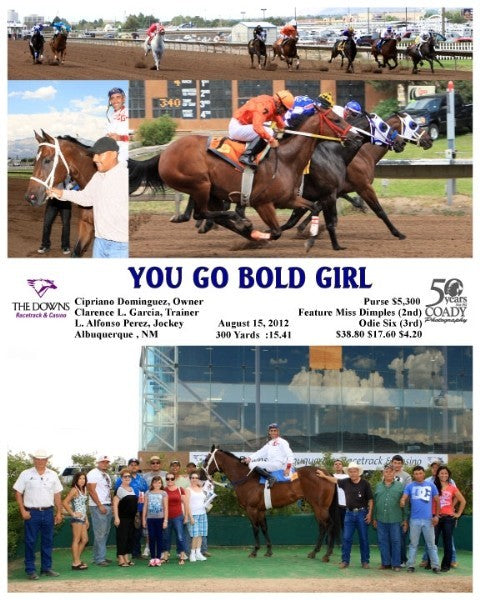 You Go Bold Girl - 081512 - Race 04