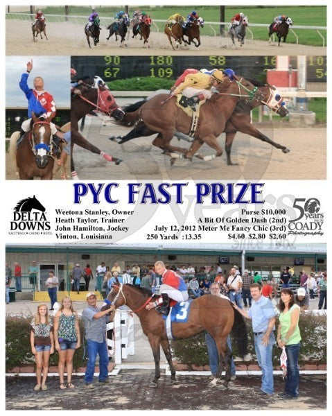 PYC FAST PRIZE - 071212 - Race 03