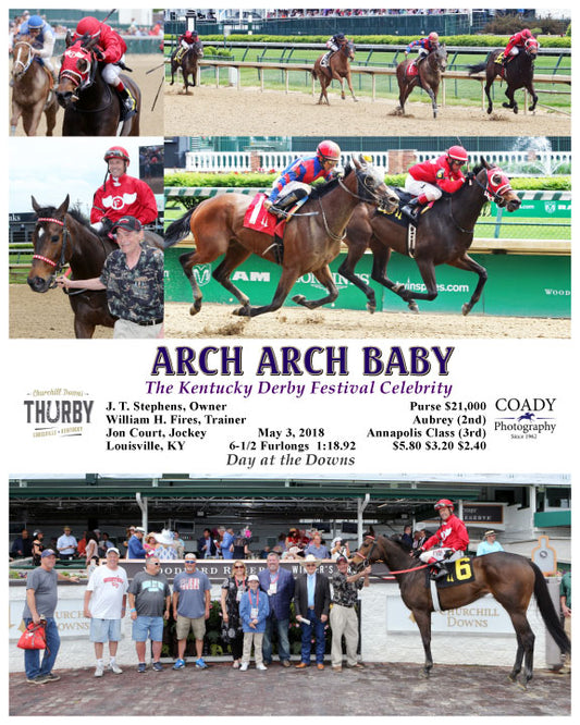 ARCH ARCH BABY  - 050318 - Race 03 - CD