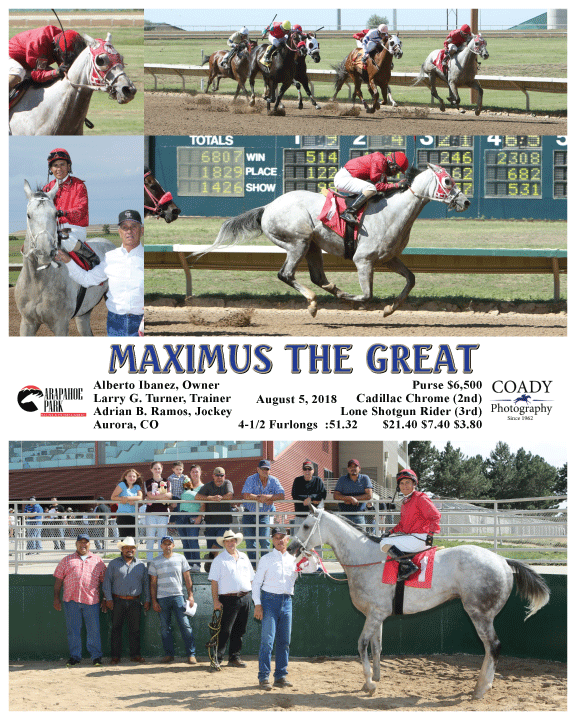 MAXIMUS THE GREAT - 080518 - Race 08 - ARP