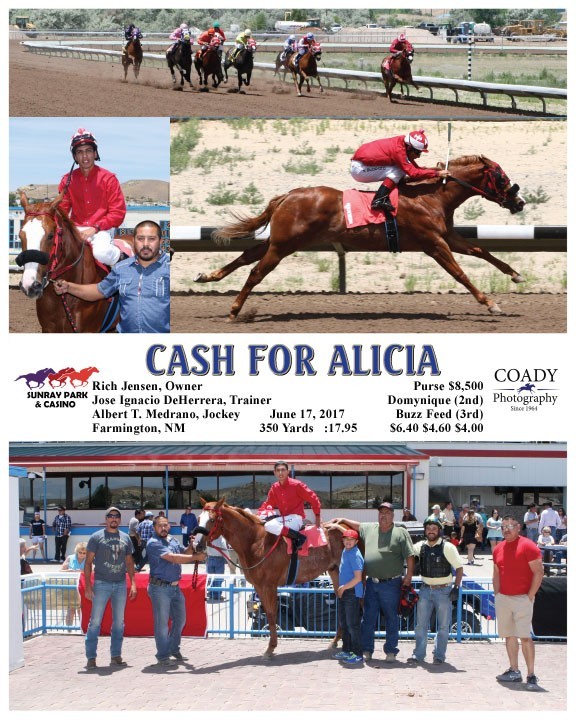 CASH FOR ALICIA - 061717 - Race 01 - SRP