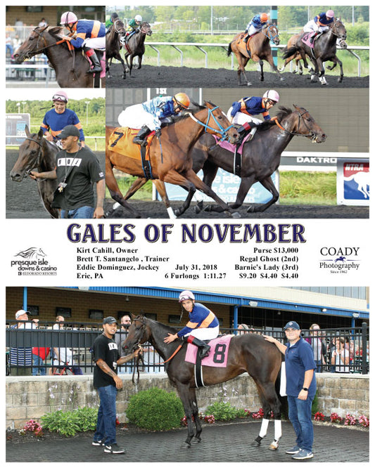 GALES OF NOVEMBER - 073118 - Race 05 - PID