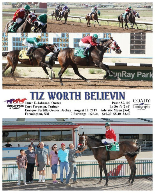 Tiz Worth Believin - 081815 - Race 09 - SRP