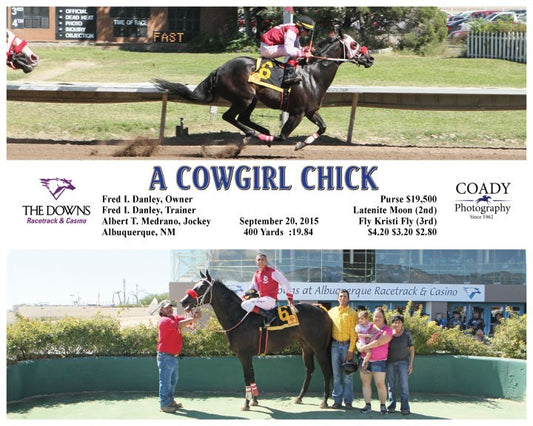 A COWGIRL CHICK - 092015 - Race 03 - ALB