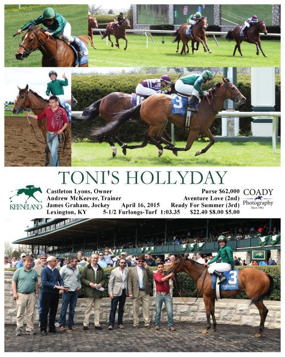 Toni's Hollyday - 041615 - Race 05 - KEE