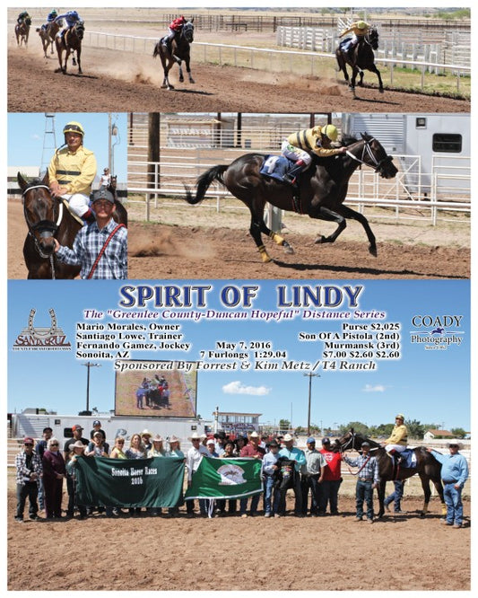 SPIRIT OF  LINDY - 050716 - Race 04 - SON