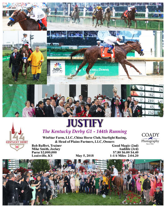 JUSTIFY - 050518 - The Kentucky Derby G1 - WC6