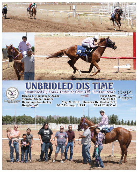 UNBRIDLED DIS TIME - 052116 - Race 02 - DG