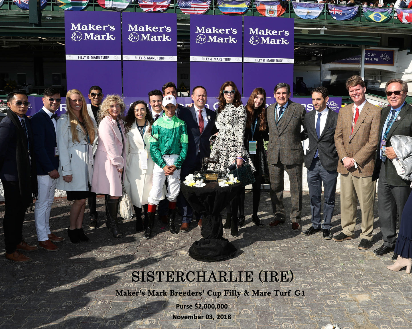 SISTERCHARLIE (IRE) - Maker's Mark Breeders' Cup Filly & Mare Turf G1 - 11-03-18 - R06 - CD - Presentation 01 W Ident
