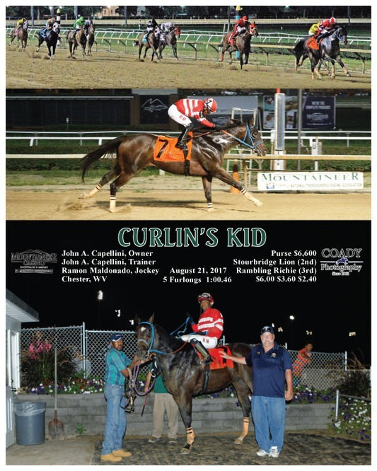 CURLIN'S KID - 082117 - Race 09 - MNR