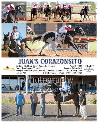 Juan's Corazonsito - 102814 - Race 08 - ZIA