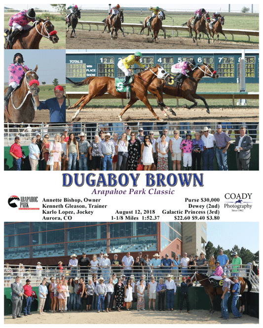DUGABOY BROWN - 081218 - Race 09 - ARP
