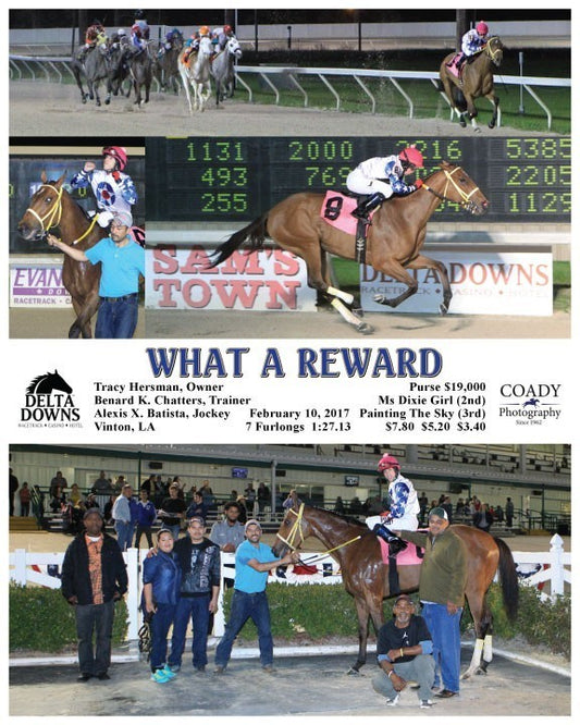 WHAT A REWARD - 021017 - Race 06 - DED