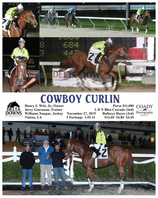 COWBOY CURLIN - 112715 - Race 10 - DED