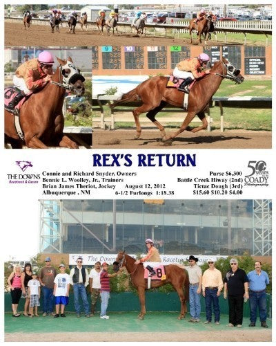 Rex's Return - 081212 - Race 10