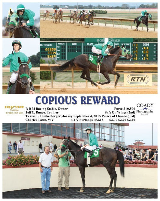 Copious Reward - 090415 - Race 01 - CT