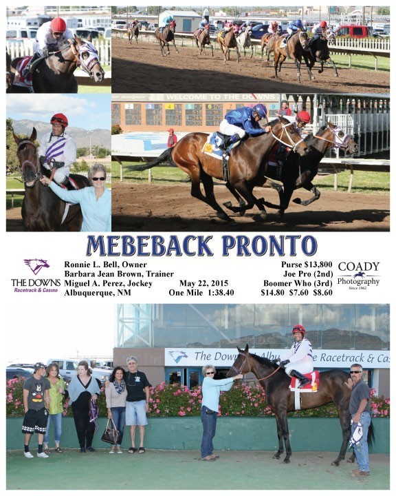 Mebeback Pronto - 052215 - Race 09 - ALB
