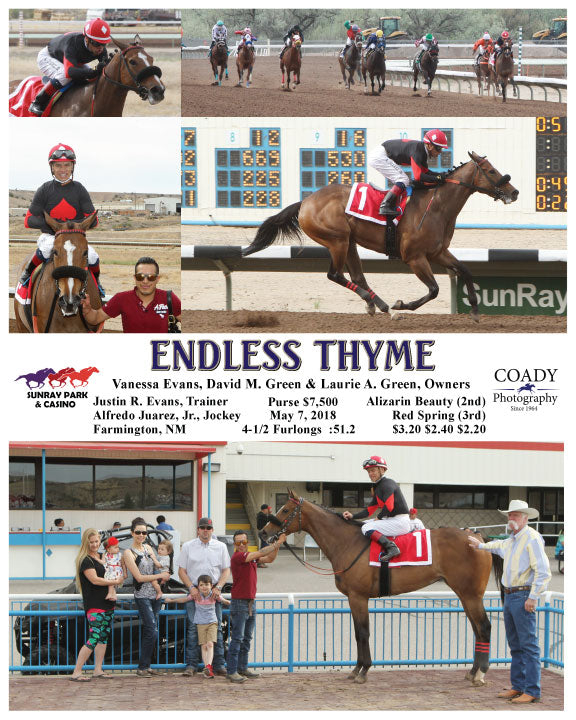 ENDLESS THYME - 050718 - Race 05 - SRP