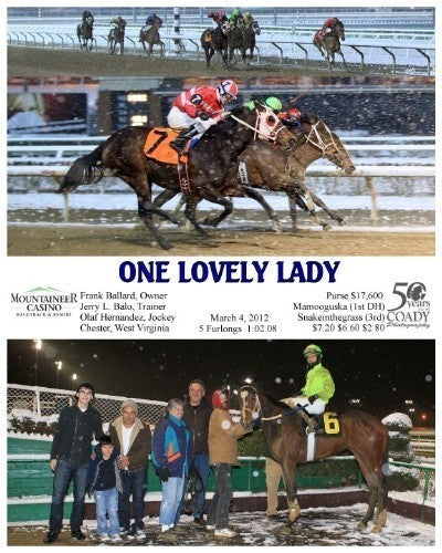 ONE LOVELY LADY - 030412 - Race 11